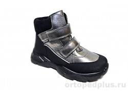 Ботинки BL-375-55 серебристо-черный